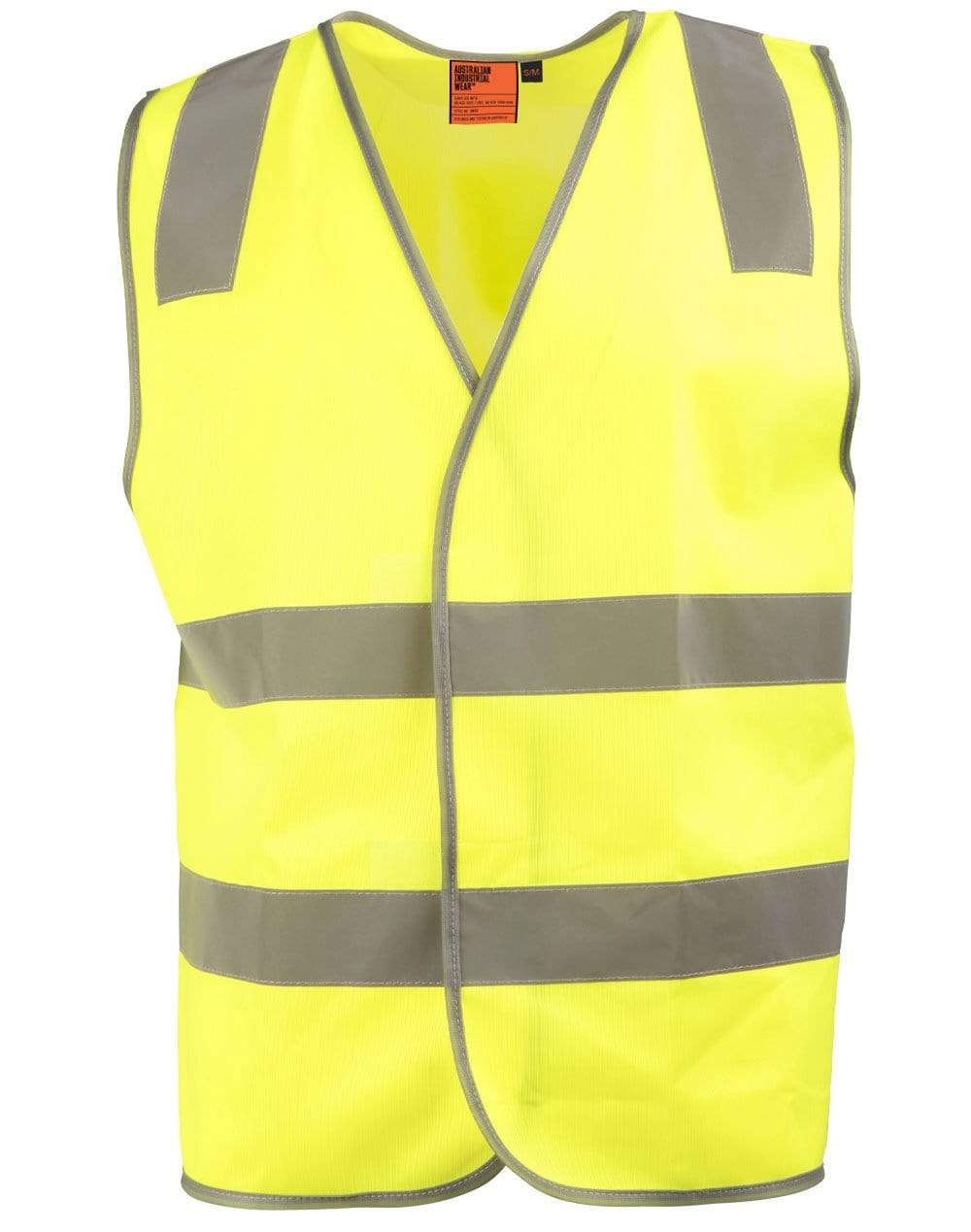 Winning Spirit safety vest with shoulder tapes SW43 Casual Wear Winning Spirit Yellow S/M 